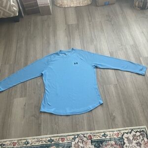 Under Armour Light Blue Performance Top Thermal.